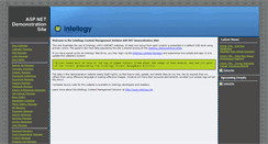 Desktop Screenshot of demoaspnet.intellogy.net