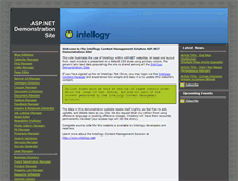 Tablet Screenshot of demoaspnet.intellogy.net